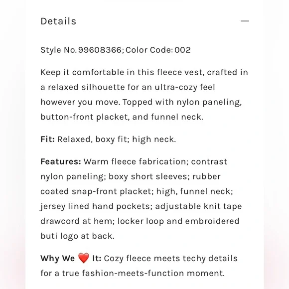 FP Movement Scout It Out Fleece Vest size XS - Picture 5 of 12